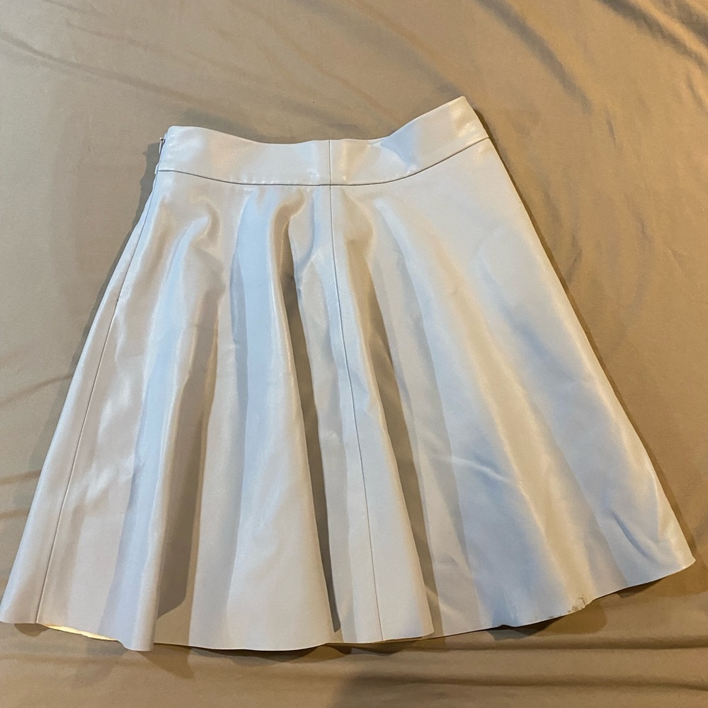 Amanda uprichard faux leather circle skirt